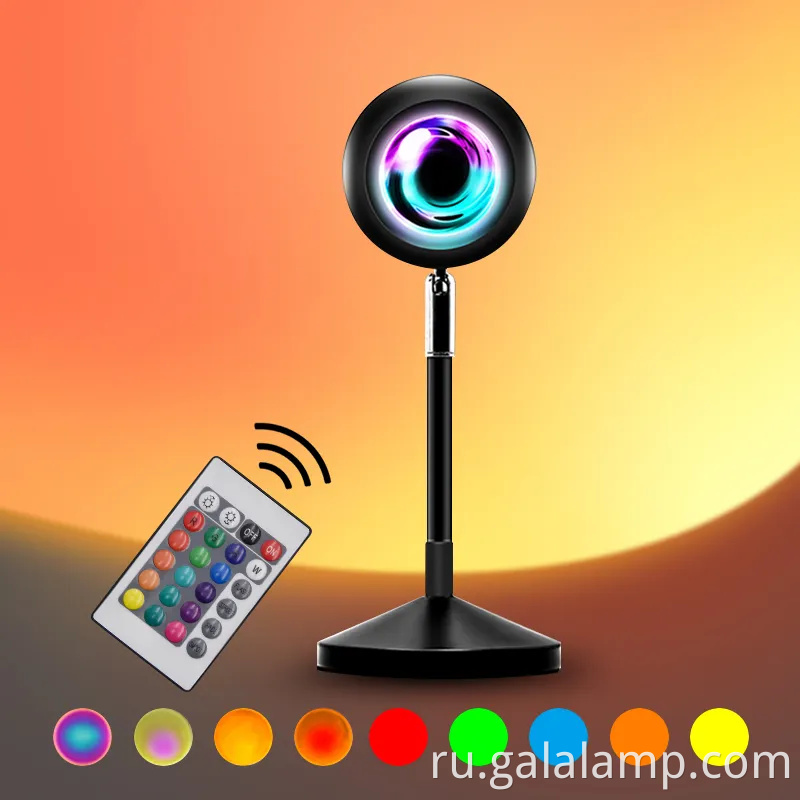 USB Sunset Projector Lamp - светодиодный ночной свет Rainbow для дома